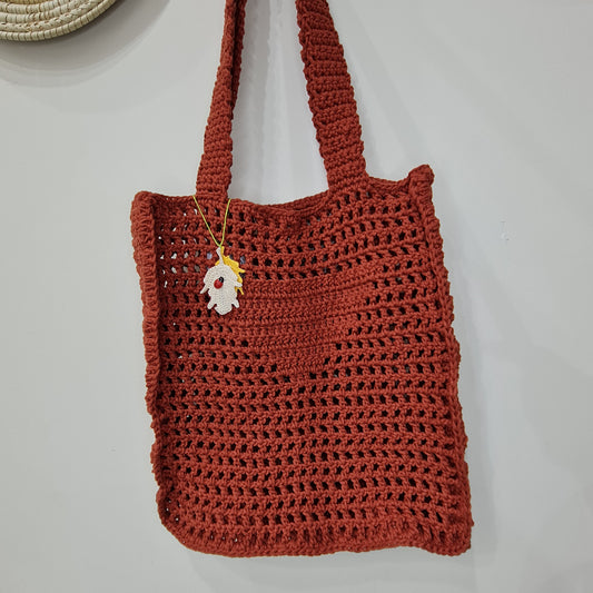 Cotton crochet bag