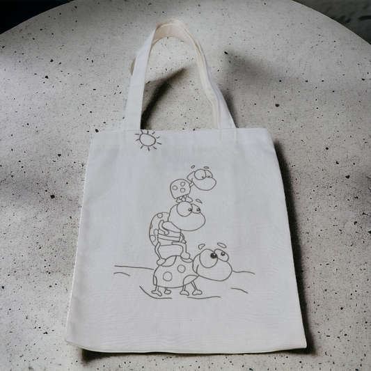 Draw on tote bag